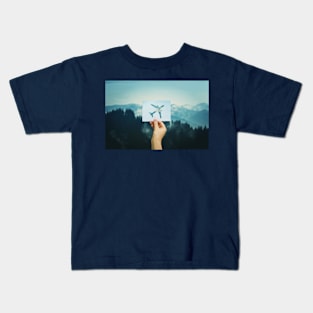 holding plane icon Kids T-Shirt